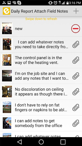 eSUB Field Works Screen 3
