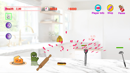 Android application Kitchen Defense screenshort