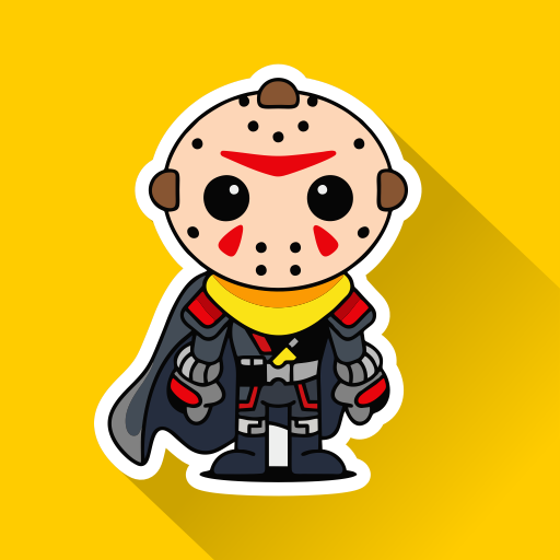 Chibi Superhero WAStickers logo