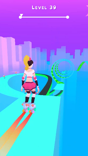 Sky Roller: Rainbow Skating - Action - games