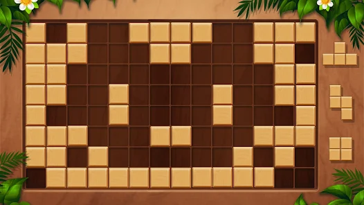 クラシックな木のブロックパズルゲーム：数独アドベンチャー
