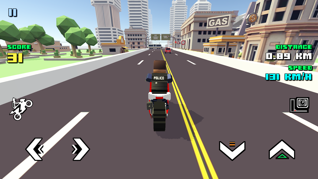 Blocky Moto Racing: Bike Rider 1.42 APK + Mod (Remove ads / Mod speed) for Android
