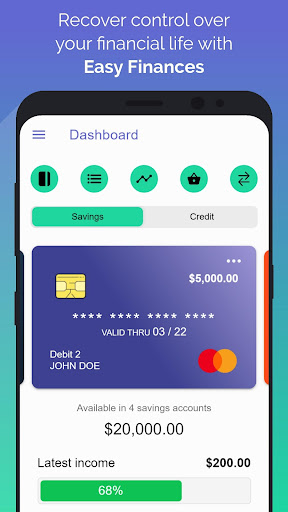 Android application Easy Finances screenshort