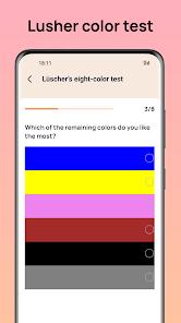 Captura 20 Psychotests, personality tests android