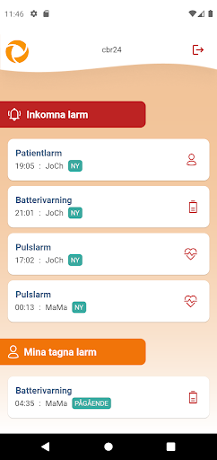 Android application Cloudberry Care screenshort