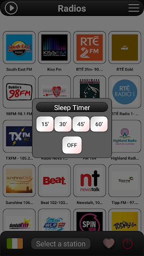 Ireland Radio FM Screen 3