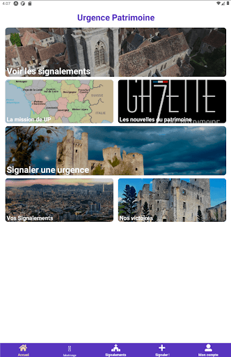 PatrimApp Screen 2