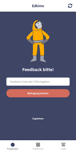 Android application Edkimo. The feedback app. screenshort
