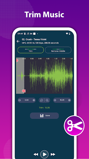 Screenshot of Music Player