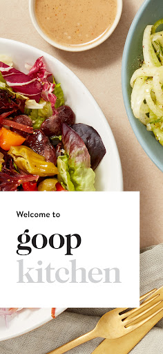 Android application goop Kitchen screenshort