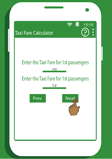 Taxi Fare Calculator Screen 3