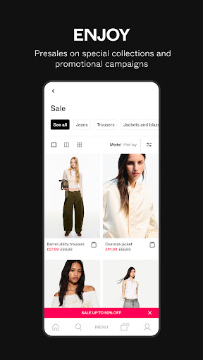 Screenshot of BERSHKA: Fashion & trends
