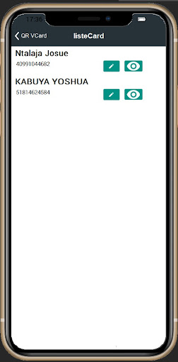 QR Vcard Screen 3