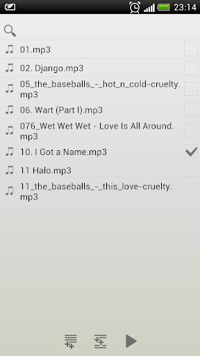 mMusic Skin Milk Screen 2