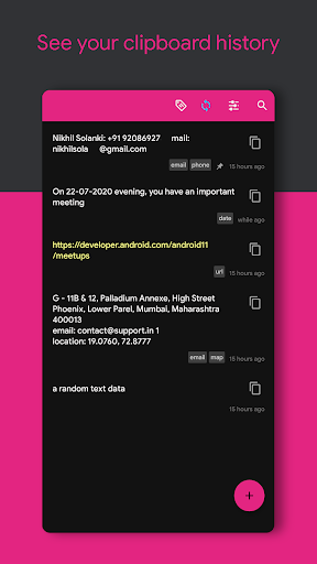 XClipper - Clipboard manager Screen 2