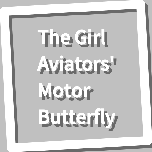 Book, The Girl Aviators Motor logo
