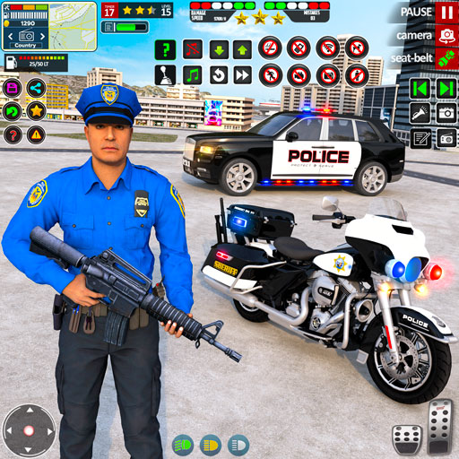 Drive Police Parking Car Games logo
