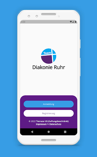 Android application Diakonie Ruhr Team App screenshort