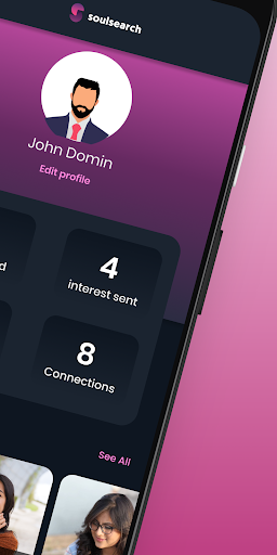 Soulsearch: Matrimony App Screen 2