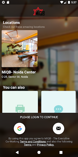 Android application MiQB screenshort