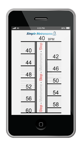 Android application Simple Metronome screenshort