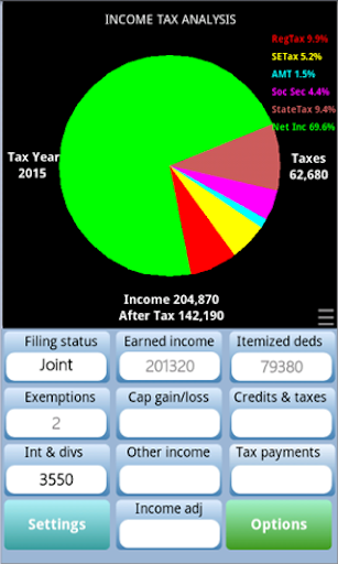 TaxMode: Income Tax Calculator Screen 2