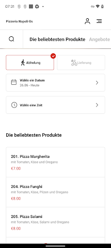 Pizzeria Napoli Os Screen 3