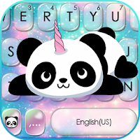 Тема для клавиатуры Kawaii Unicorn Panda