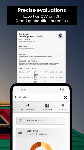 Cashinator - Split the bills Android App Screenshot 6