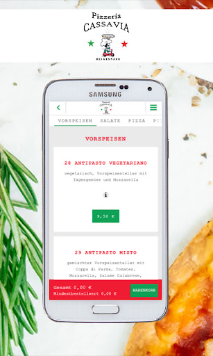 Pizzeria Cassavia Screen 2
