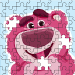 Cute Pink Bear Jigsaw Puzzle