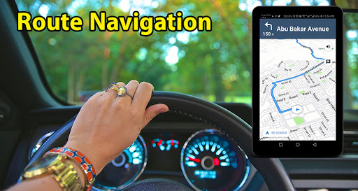 Android application GPS Route Finder & Navigation screenshort