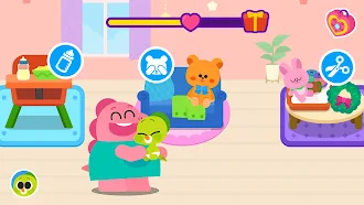 Game screenshot ココビとあかちゃんのおせわ - 子育て、ごっこ遊び mod apk