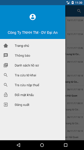 Android application DVCTT screenshort