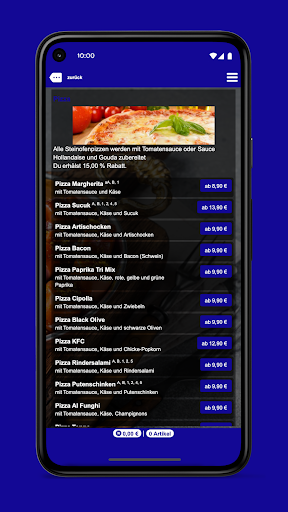 Pizza & Wurst Screen 3