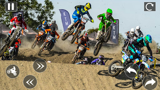Dirt Bike Stunt Motocross Game 1.5 screenshots 1