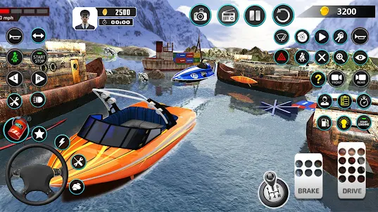 船 竞速 游戏类 2020年 ： 3D 速度 船 仿真器