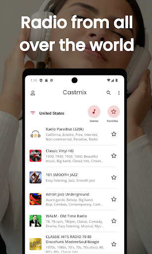 Podcast & Radio - Castmix - Music & Audio - apps