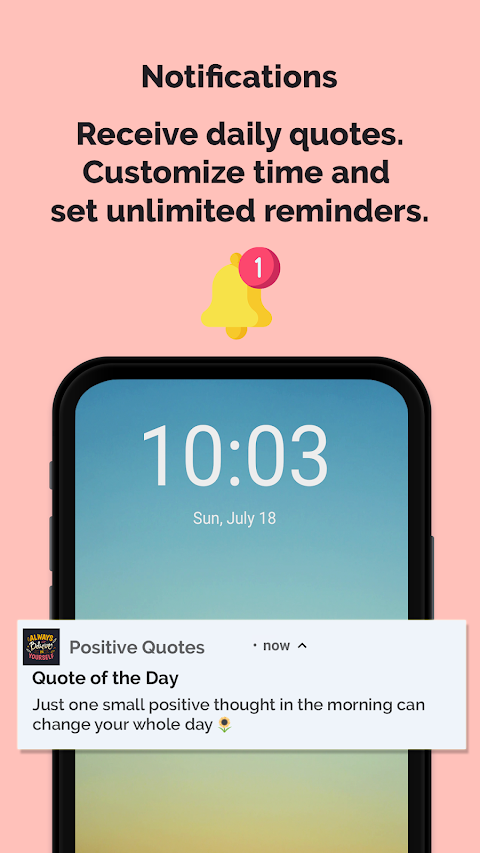 Positivite Thinking Quotes Appのおすすめ画像3