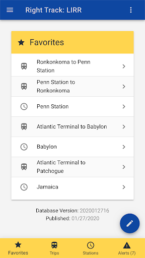 Android application Right Track: LIRR screenshort
