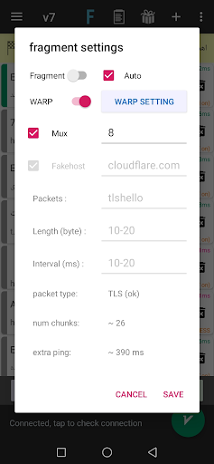 MahsaNG VPN Screen 3