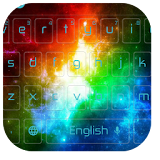 Colorful Galaxy Keyboard Theme icon