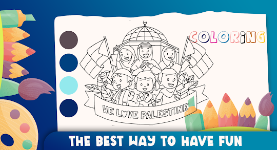Palestine Coloring Book