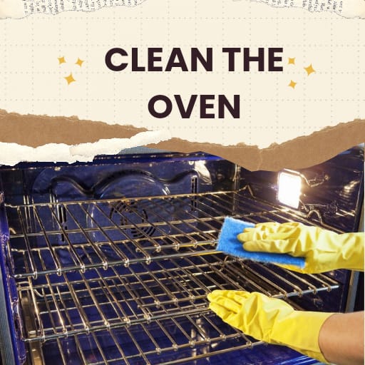 Clean the oven