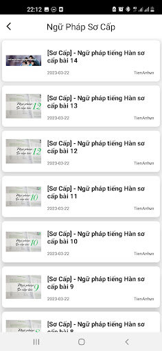 Ngữ Pháp Tiếng Hàn Screen 3