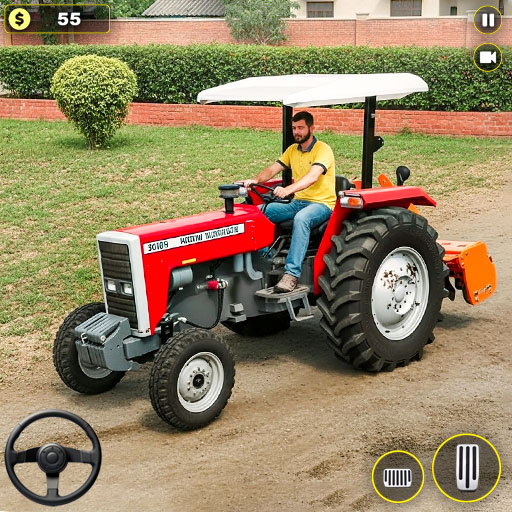 US Tractor Driving: Farm Games