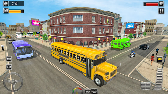 School Bus Driving: Bus Game apktram screenshots 14