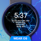 Electric Energy Watch Face - Wear OS Smartwatch icon