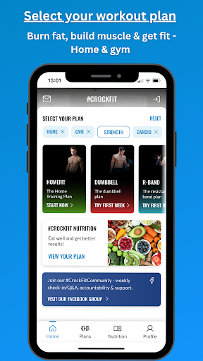 #CrockFit Fitness Plans Screen 2