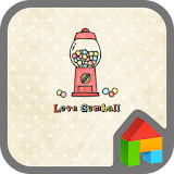 Love Gumballs dodol theme icon